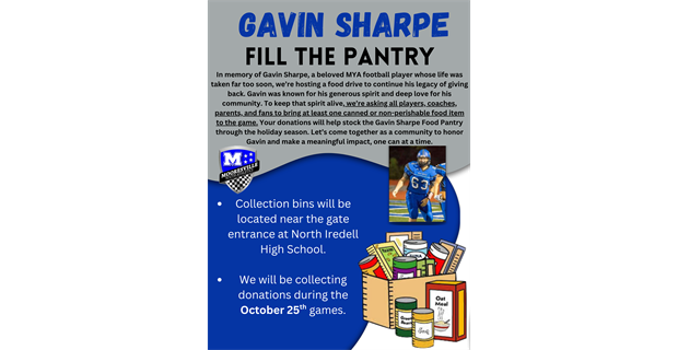 Food Drive Saturday 10/25
