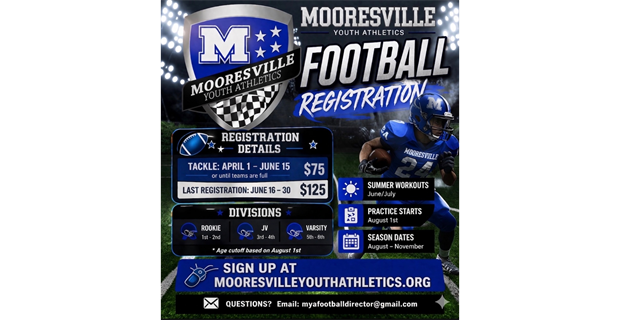 Fall Tackle Registration Now Open!